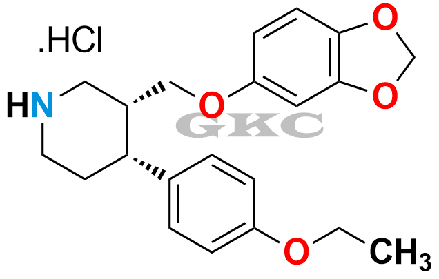 Rac-trans-4-Defluoro-4-ethoxy Paroxetine Hydrochloride